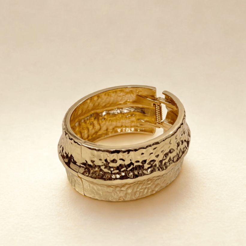 Heavy Cuff Anti-Tarnish Brass Bracelet