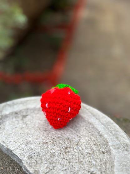 Crochet Soft Toy | Strawberry