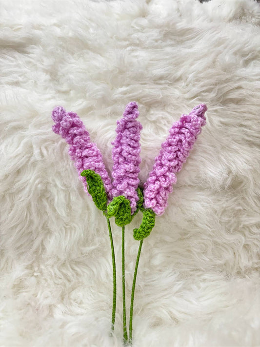 Crochet Flower Stick | Baby PInk