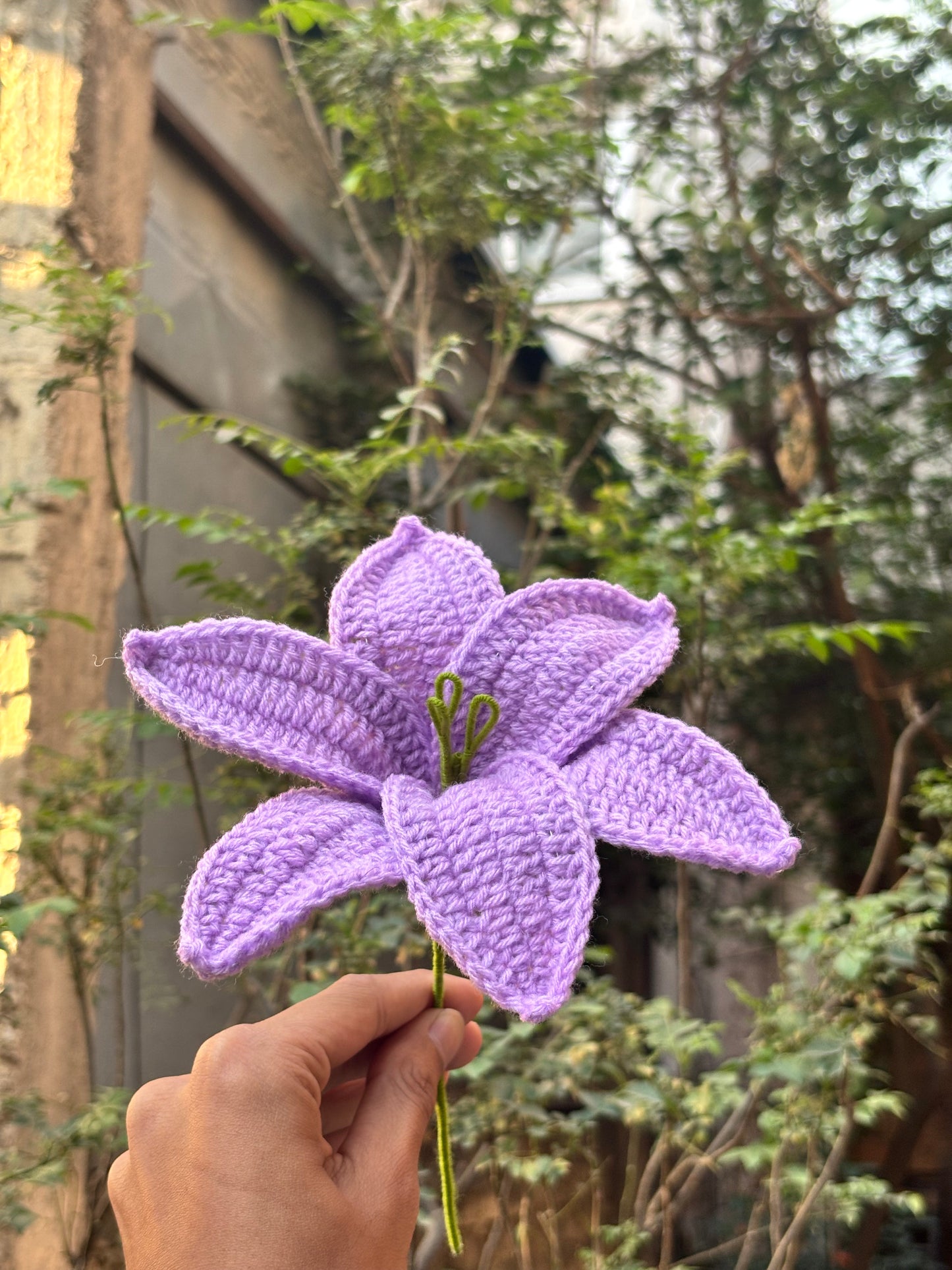 Crochet Flower | Lavender Lilly Big