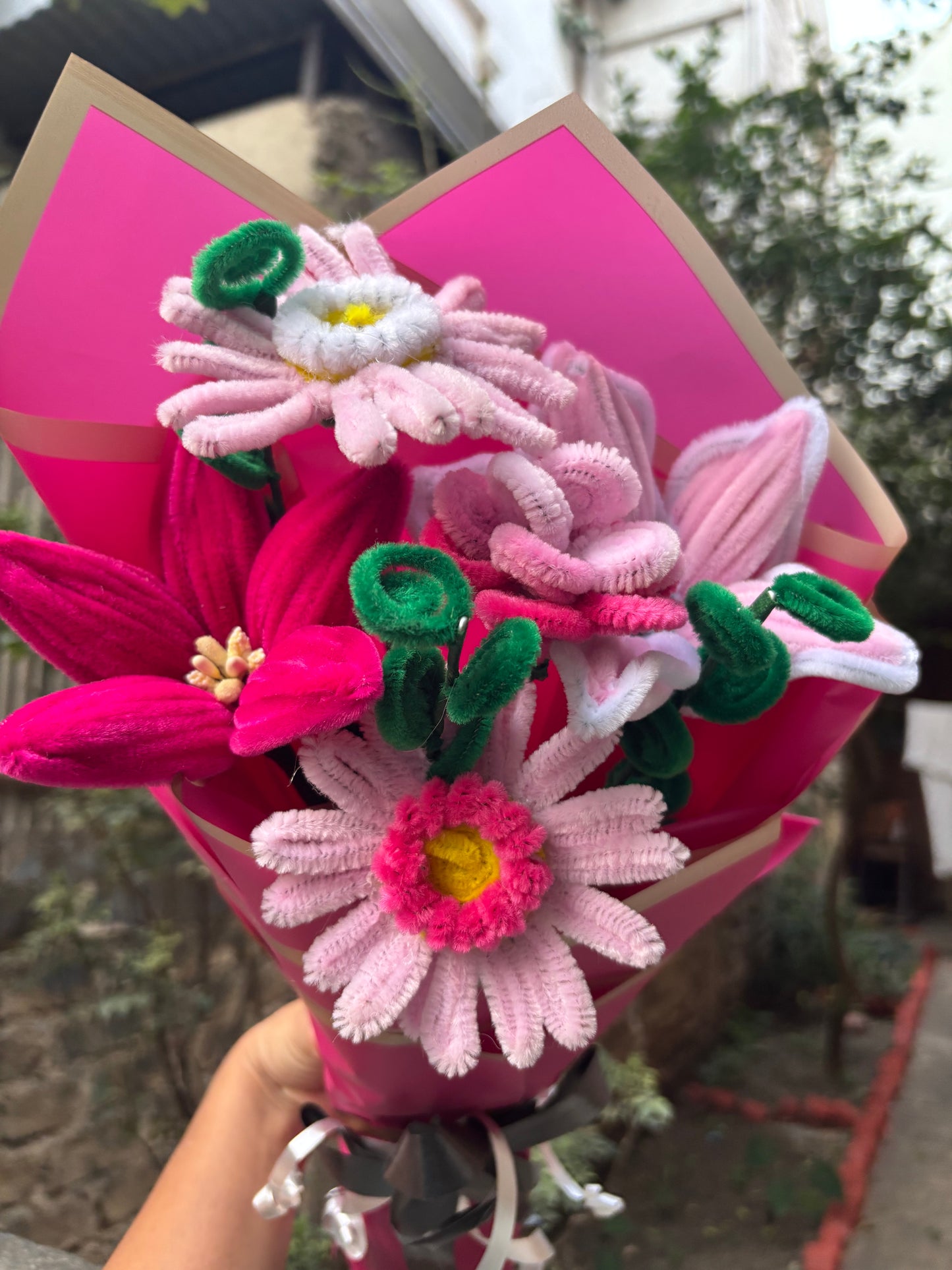 Fuzzy Flower Bouquet