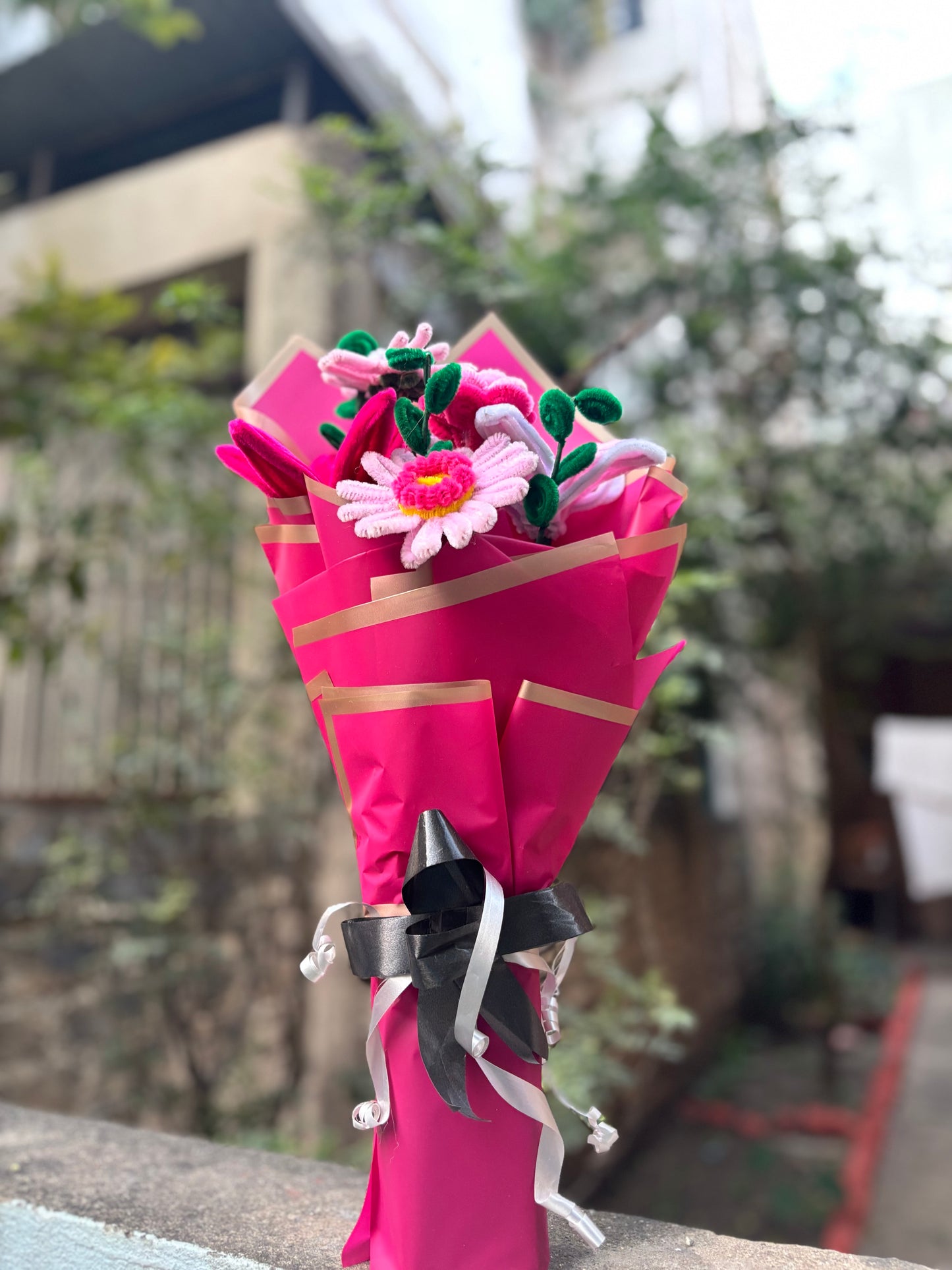 Fuzzy Flower Bouquet