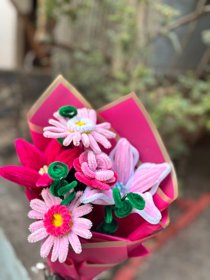 Fuzzy Flower Bouquet