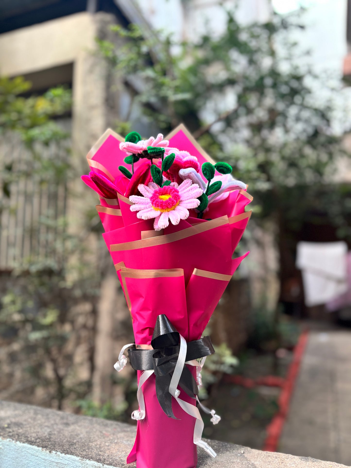 Fuzzy Flower Bouquet