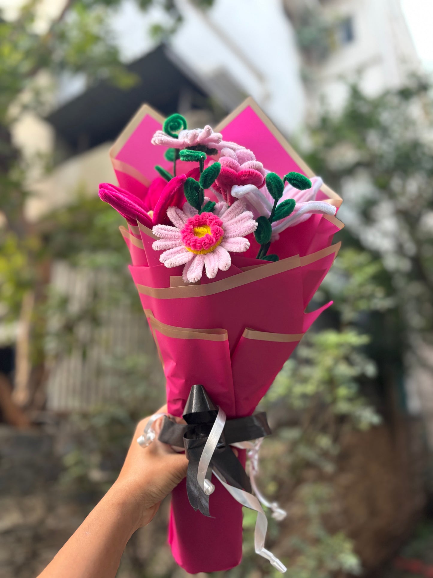 Fuzzy Flower Bouquet