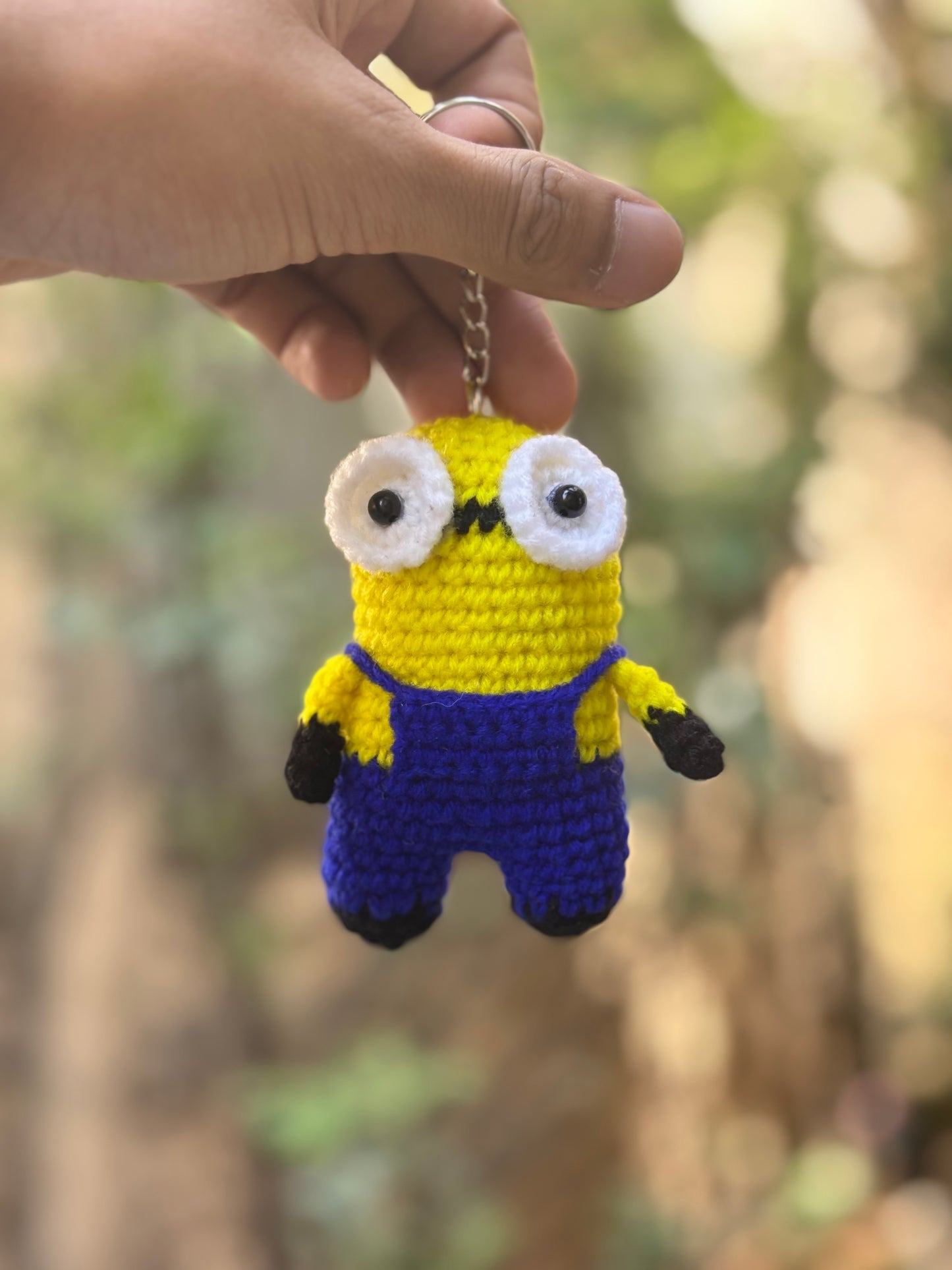 Crochet Keychain Cute Minion | Yellow