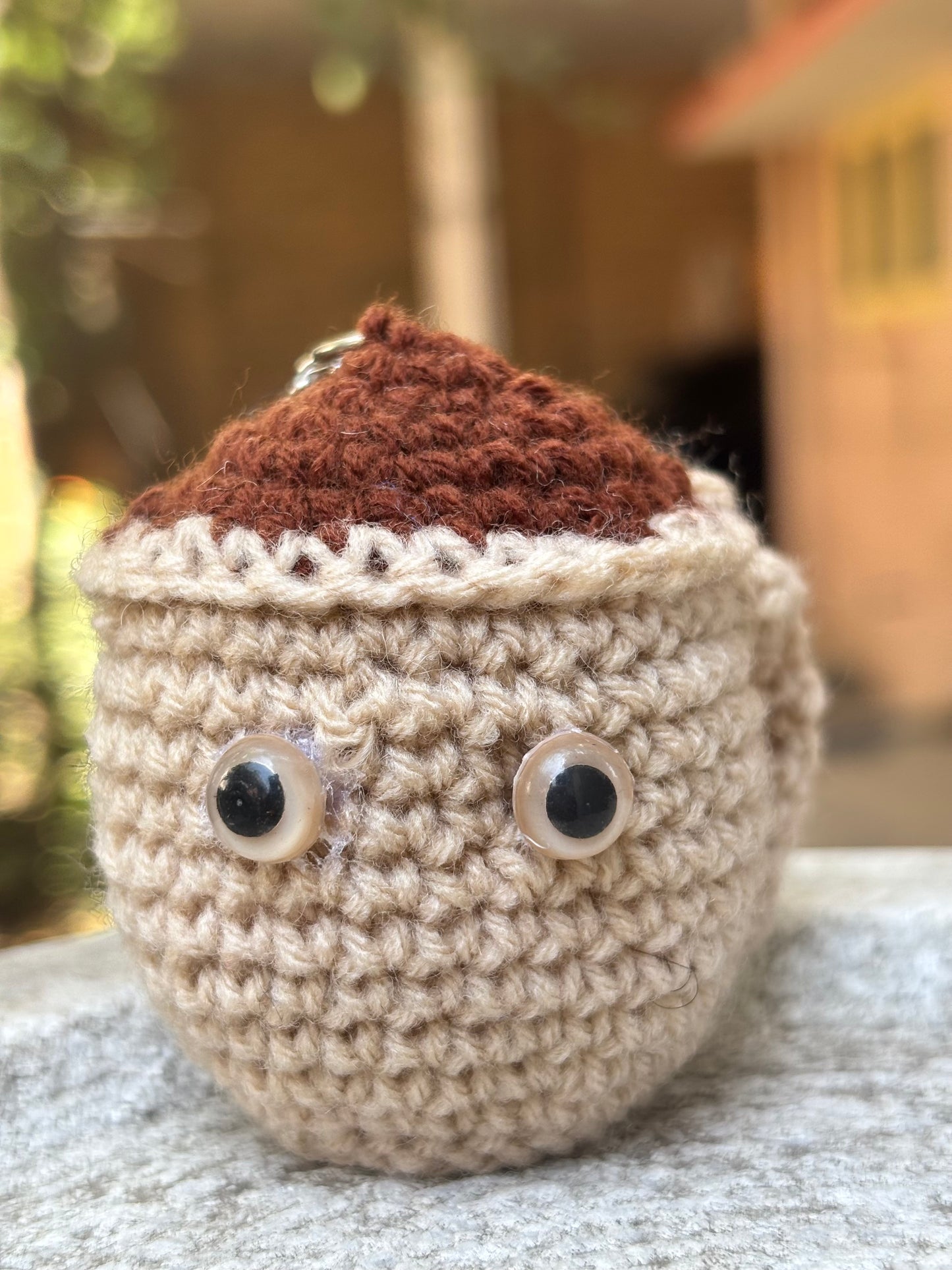 Crochet Keychain Coffee Cup