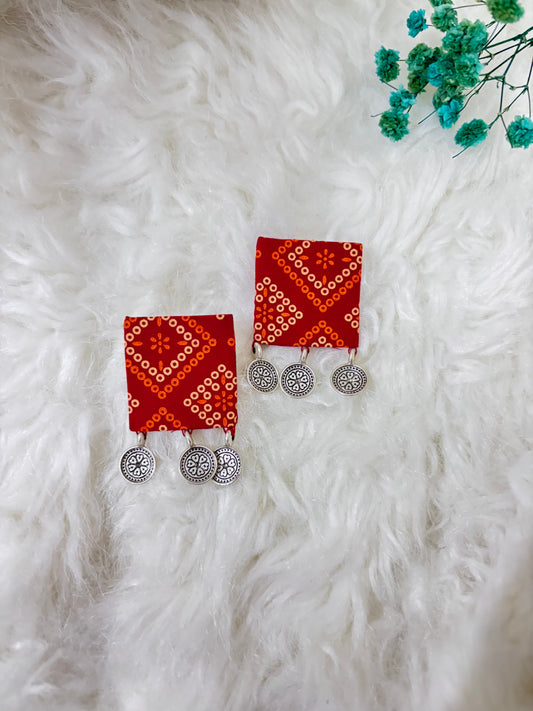 Bandej Work Fabric Earrings