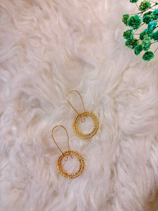 Hoop Earrings Round Shaped