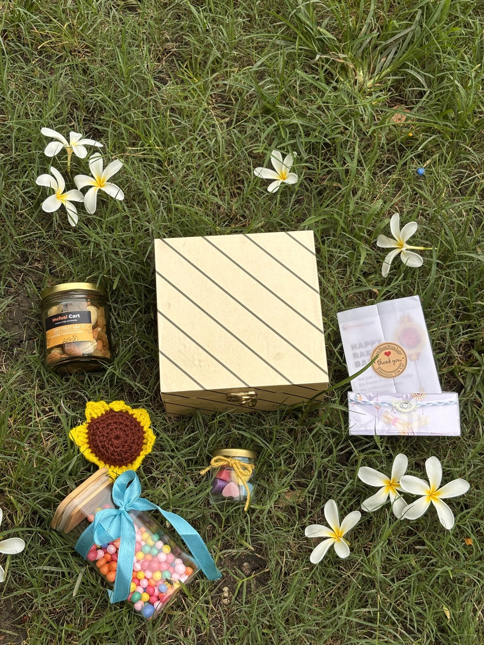 Golden Treasure Box – Rakhi Gift Hamper