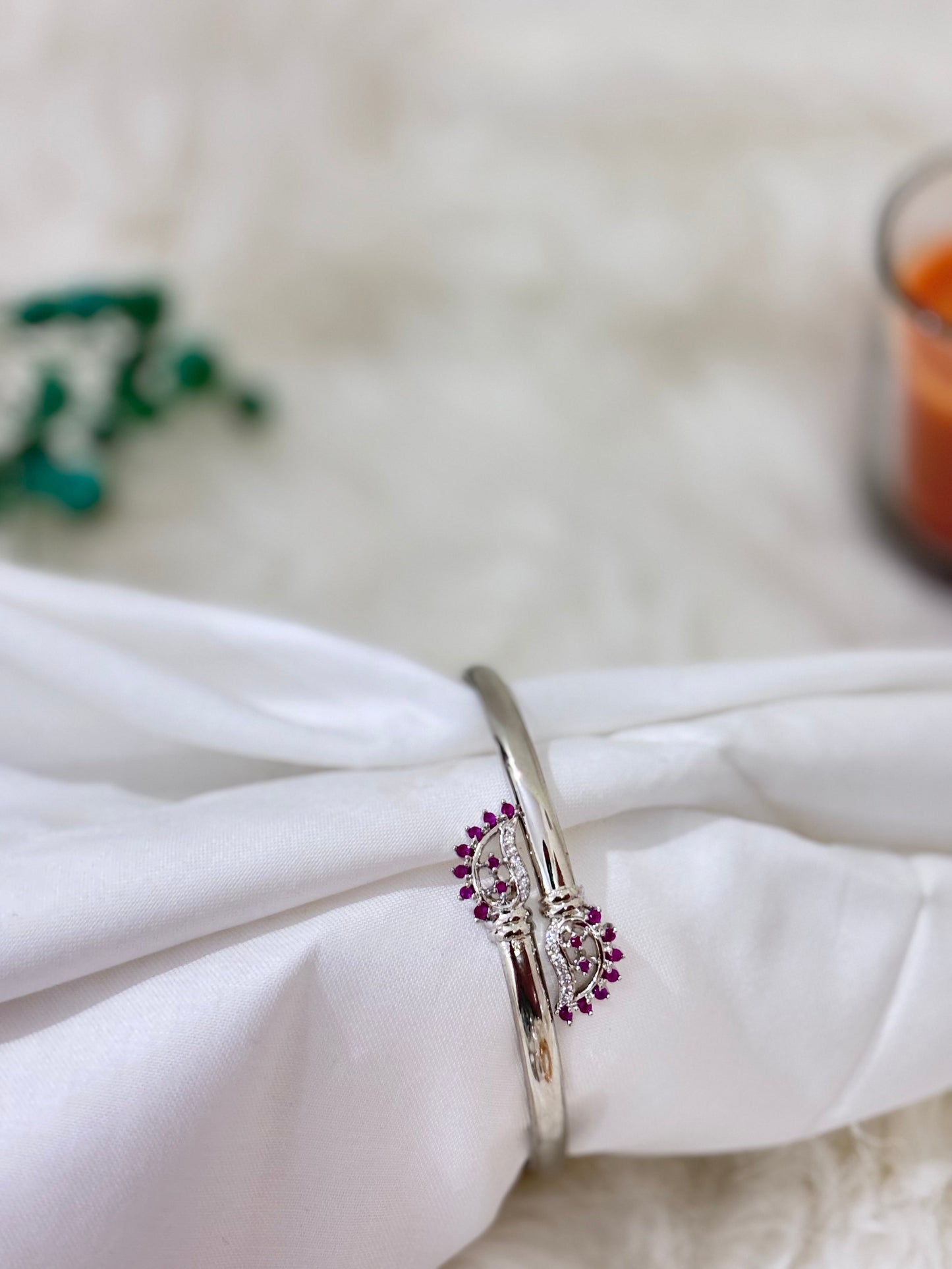 Elegant Wings Silver Bracelet