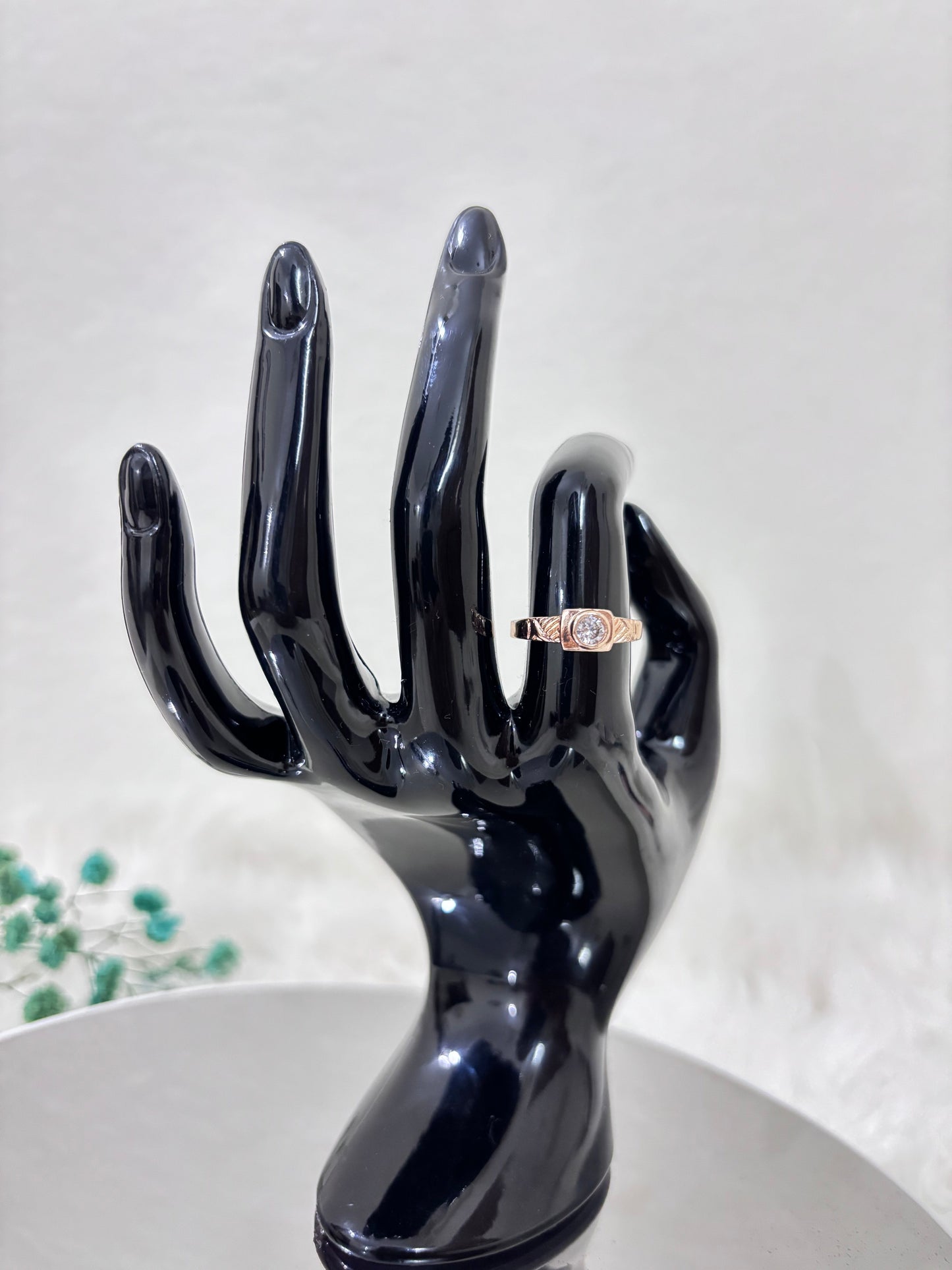 Rose Gold Diamond | Golden Prism | Ring | Combo