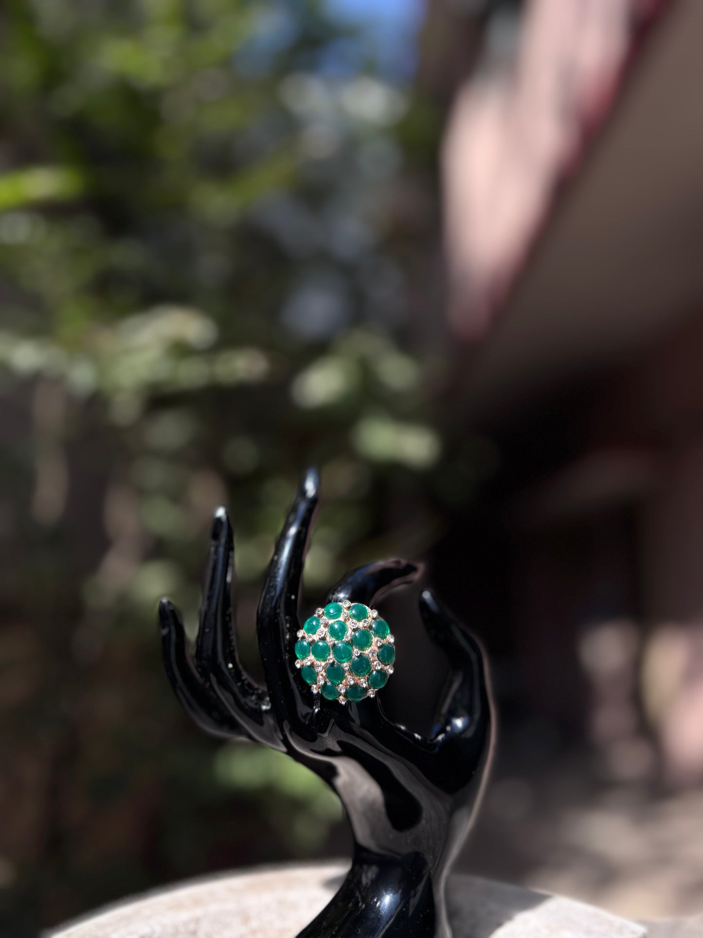 Emerald Bloom Ring