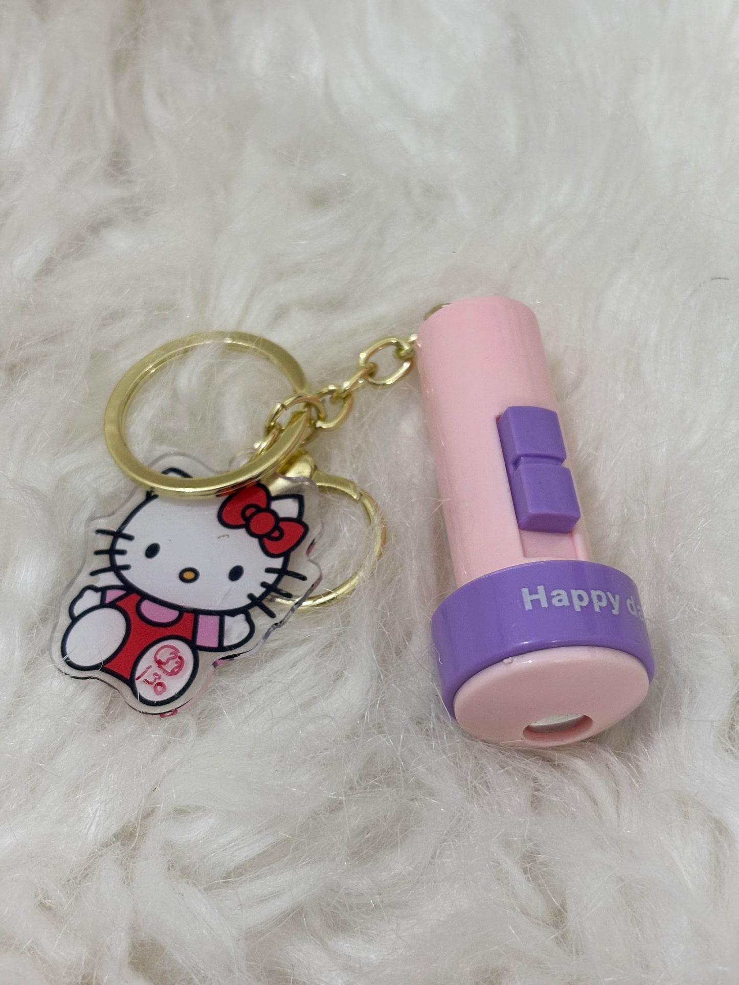 Keychains | Kitty Hologram Torch