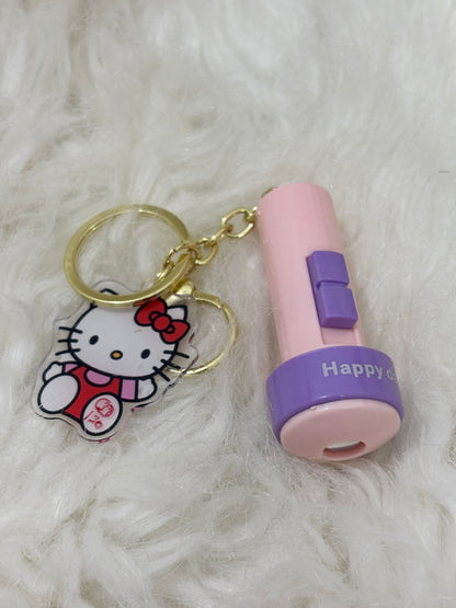 Keychains | Kitty Hologram Torch