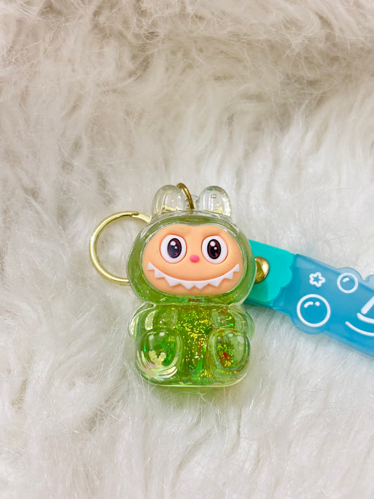 Keychain | Labubu | Green Liquid Doll