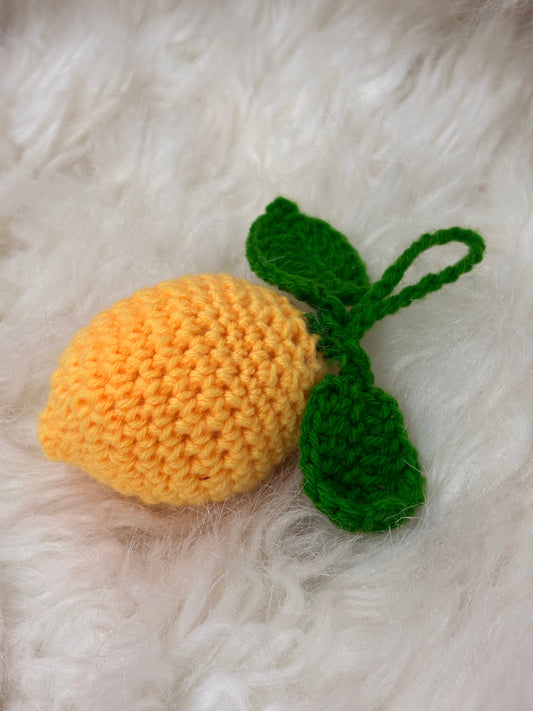 Crochet Lemon Charm