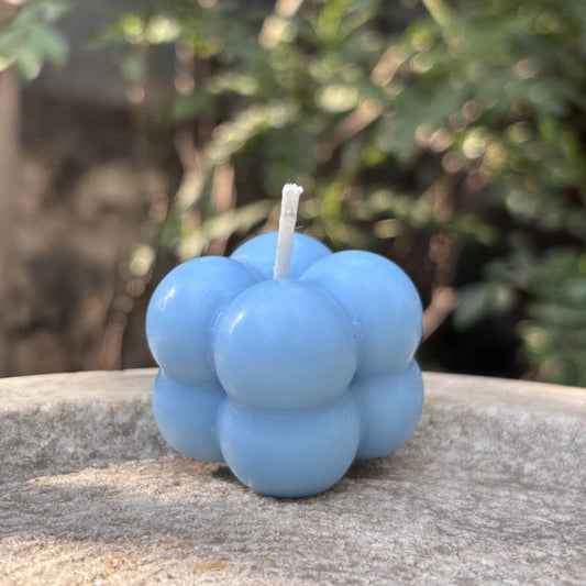 Lime Scented Small Bubble Candle