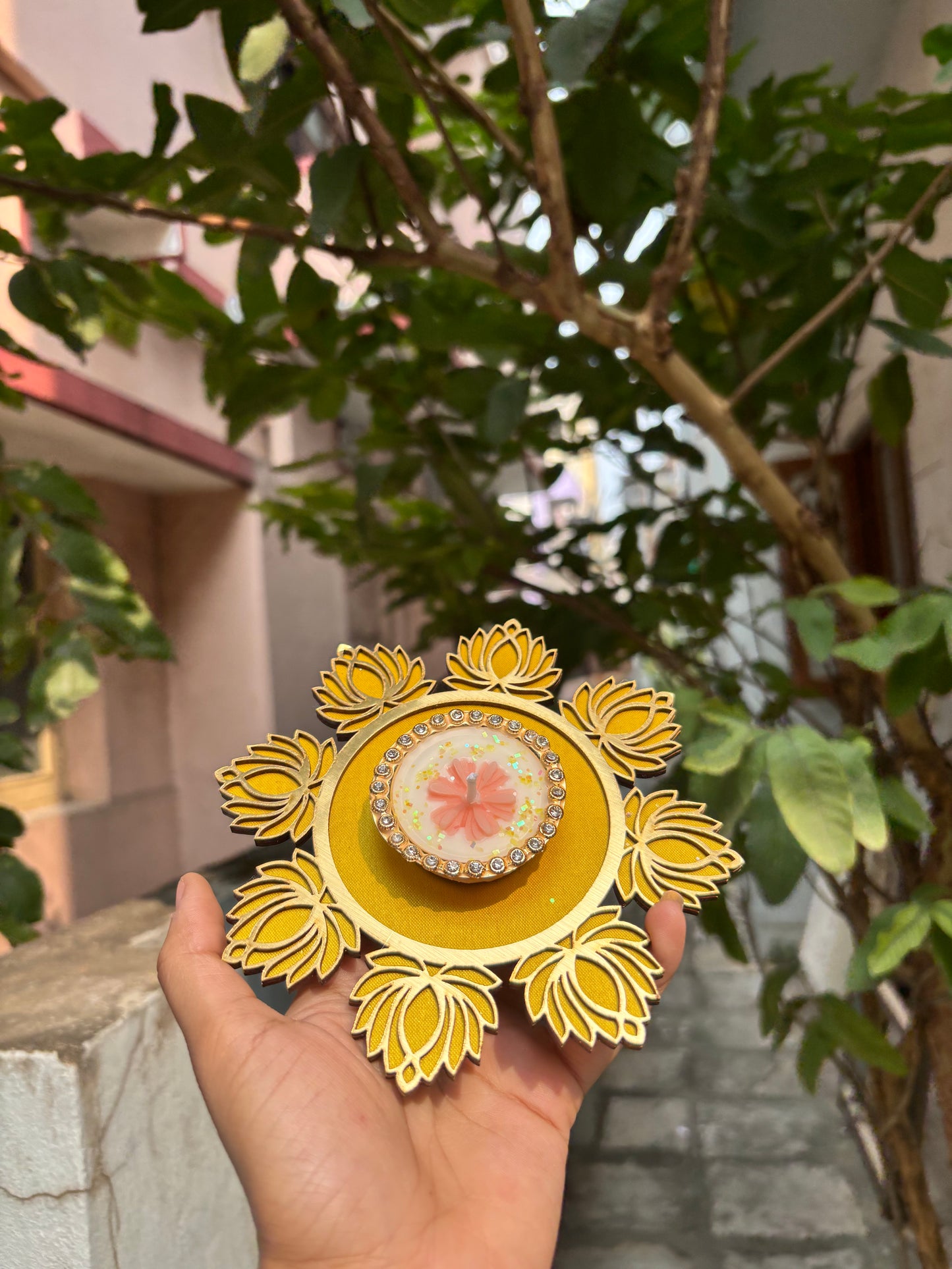 Lotus Tea Light Scented Candle