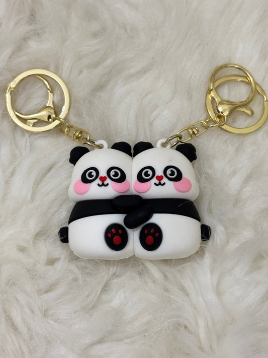 Keychain | Magnetic Love Couple Panda