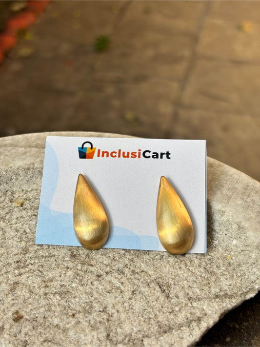 Matte Drop Anti Tarnish Stud Earrings