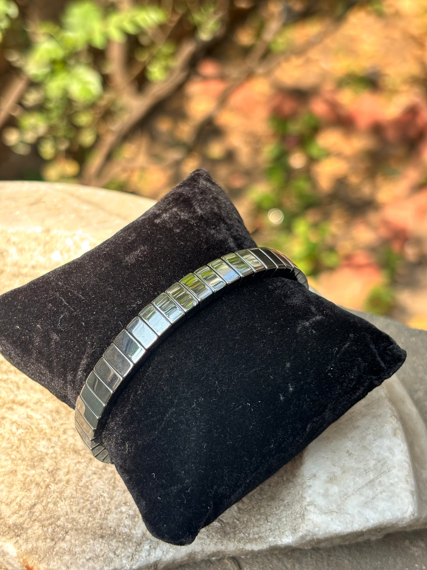 Mens Bracelet | Adjustable Black Tone Elastic