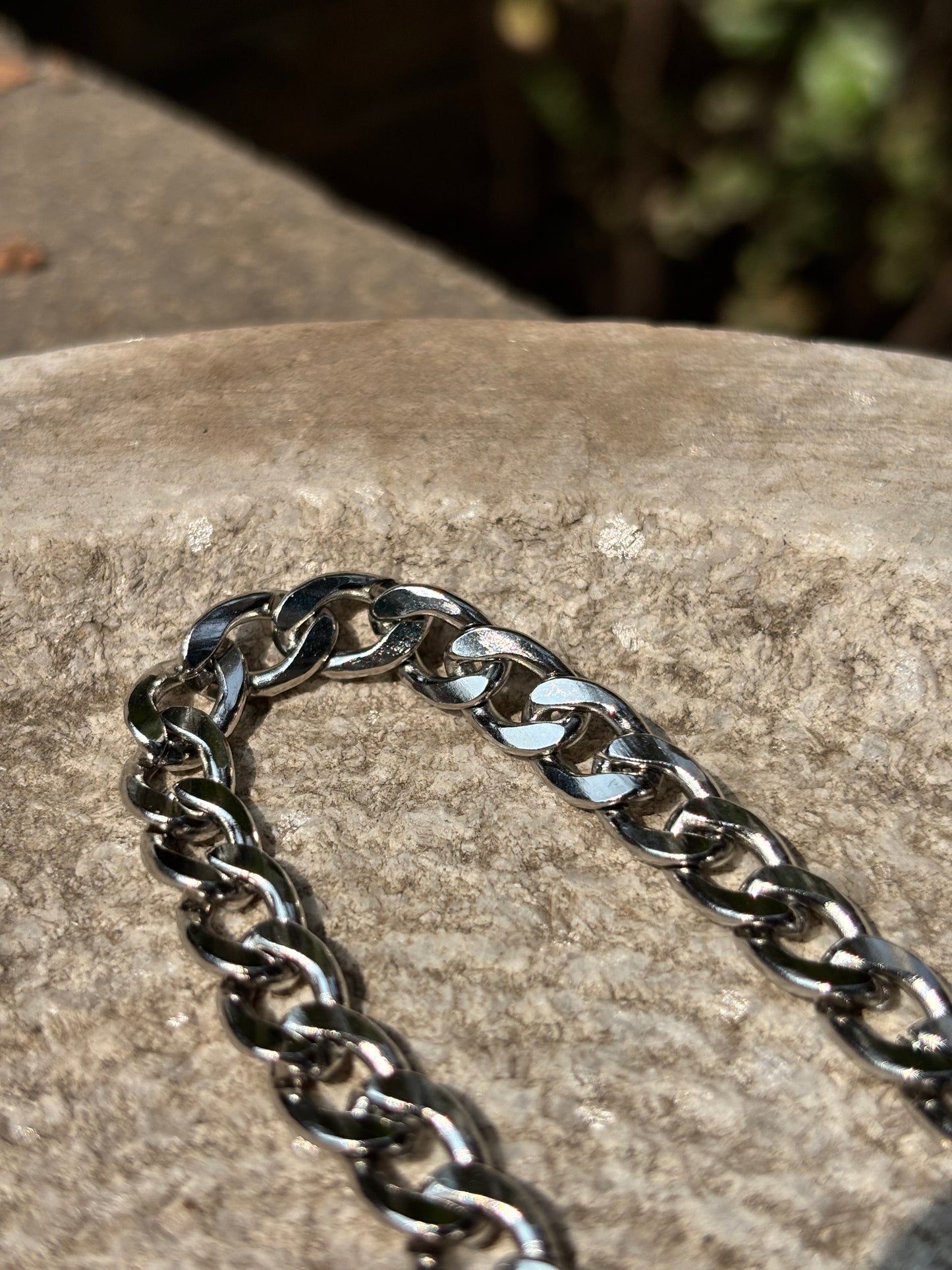 Mens Chain Bracelet | Silver Links Anti-Tarnish