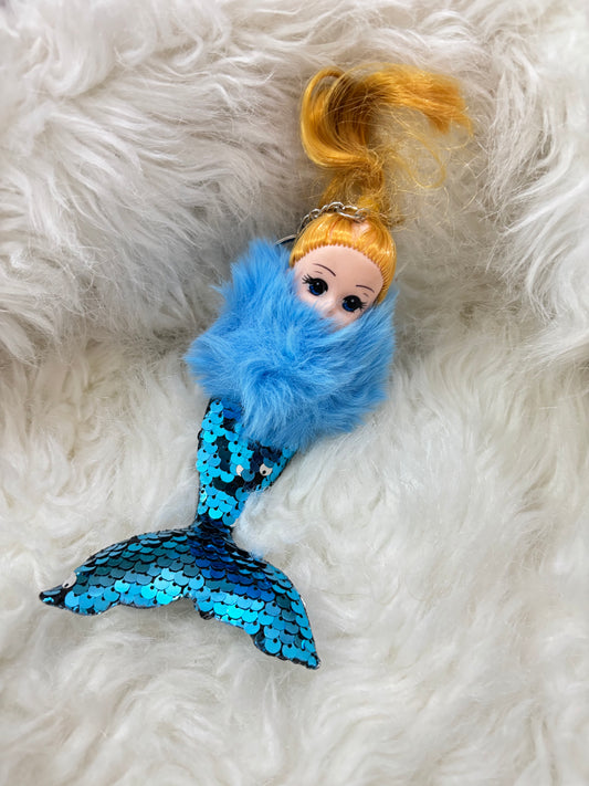 Mermaid Blue Keychain