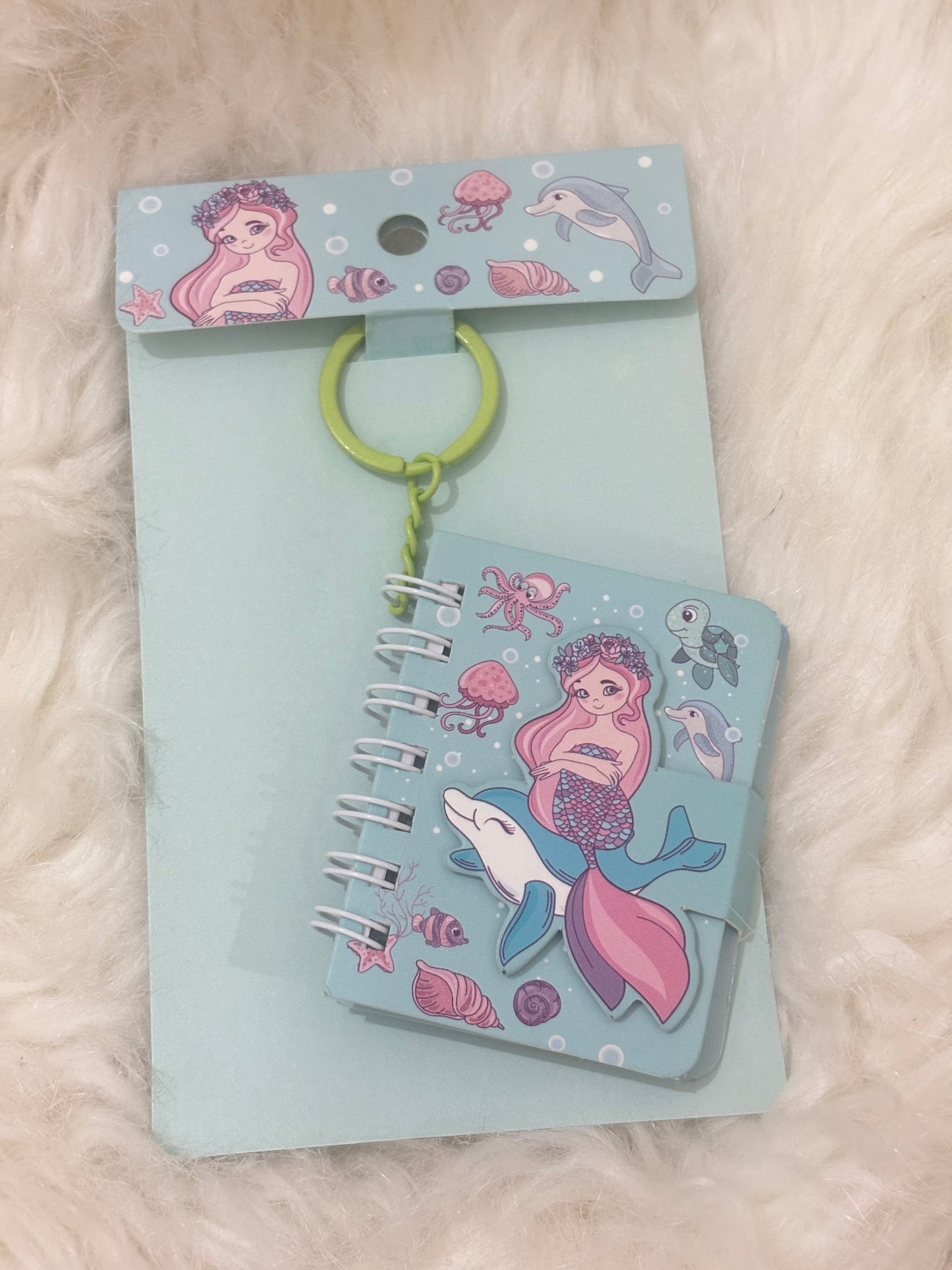 Keychain | Mermaid Mini Notebook