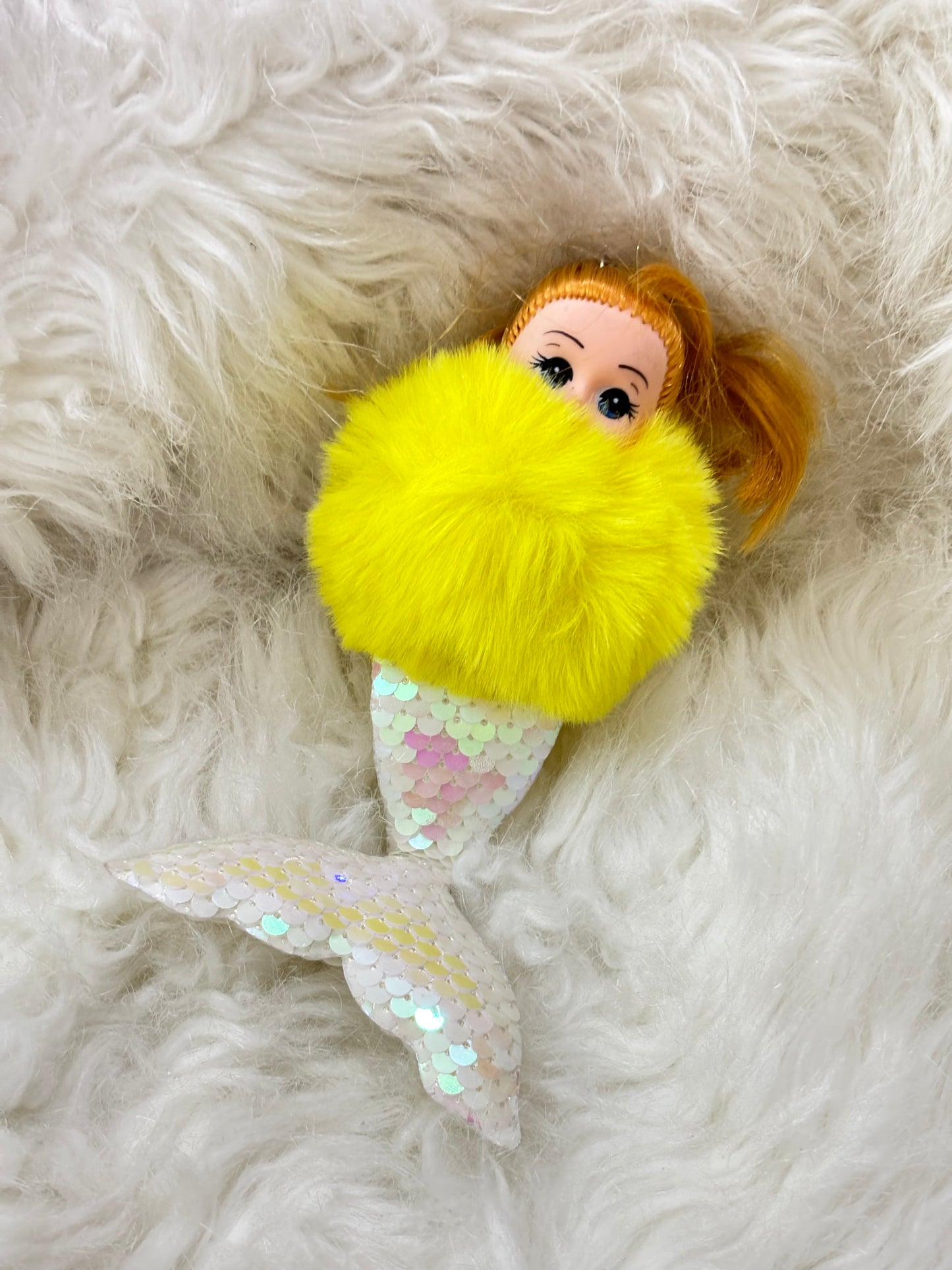 Mermaid Yellow Keychain