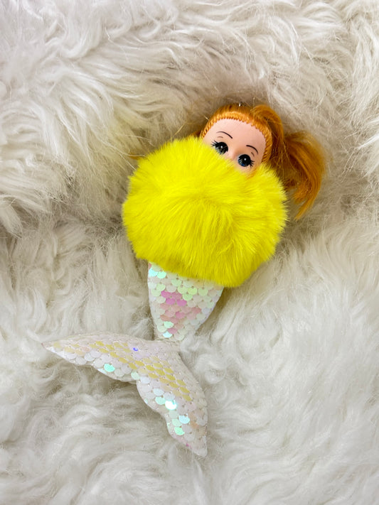 Mermaid Yellow Keychain