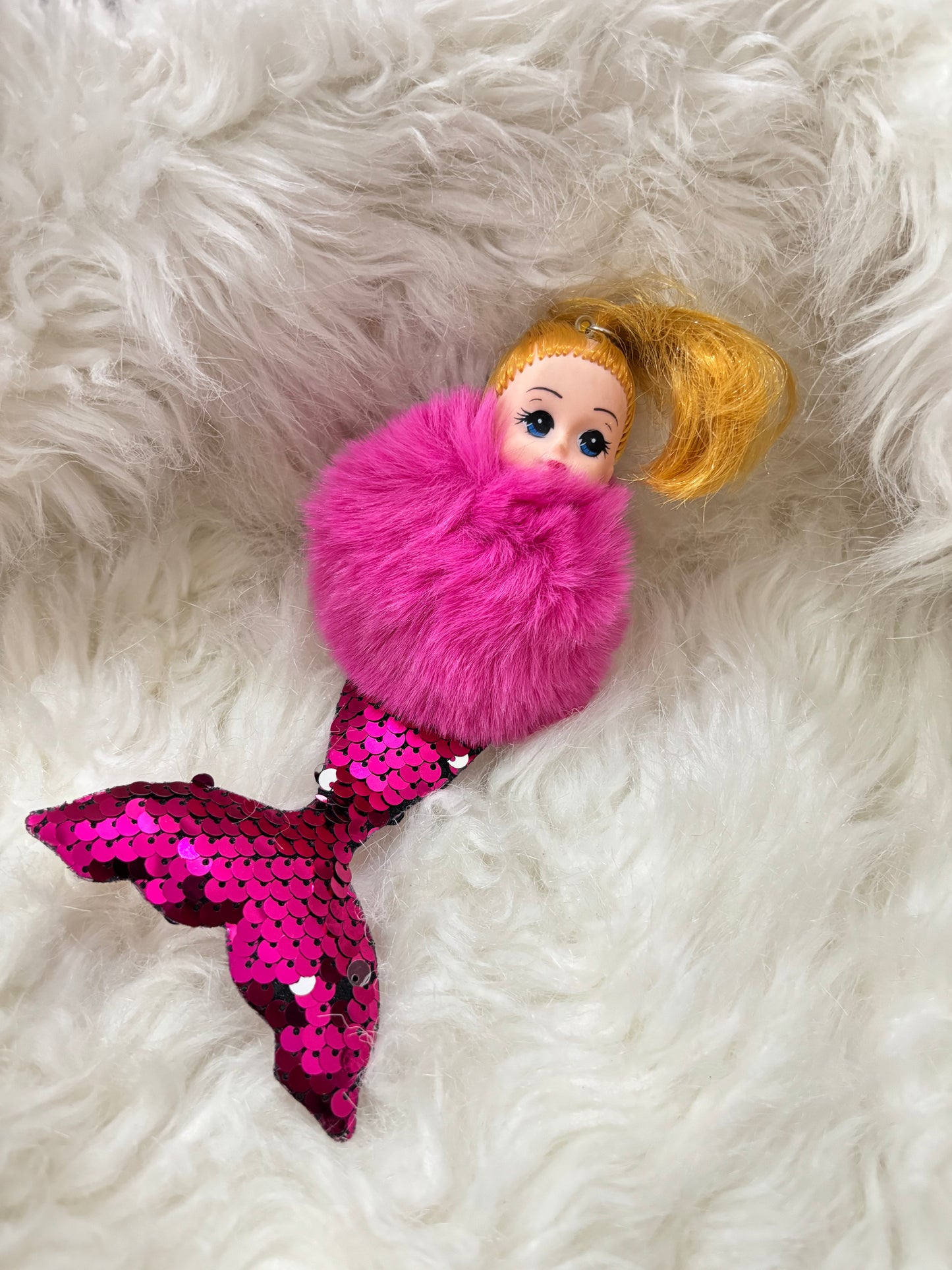 Mermaid Pink Keychain