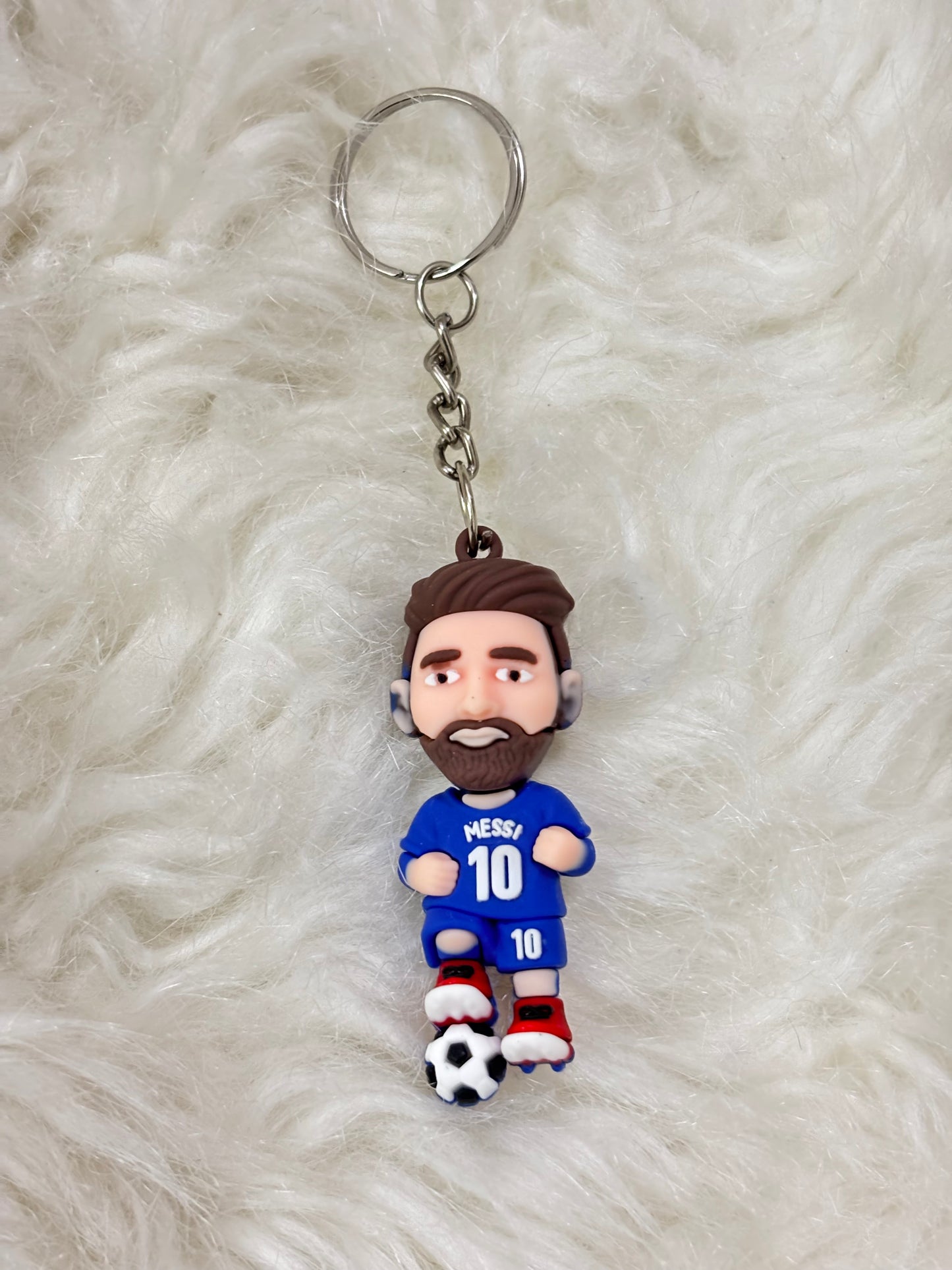 Messi Keychain – Blue Jersey