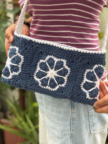 Crochet Tote Bag | Cotton Yarn | Millenia Mini Crochet Purse