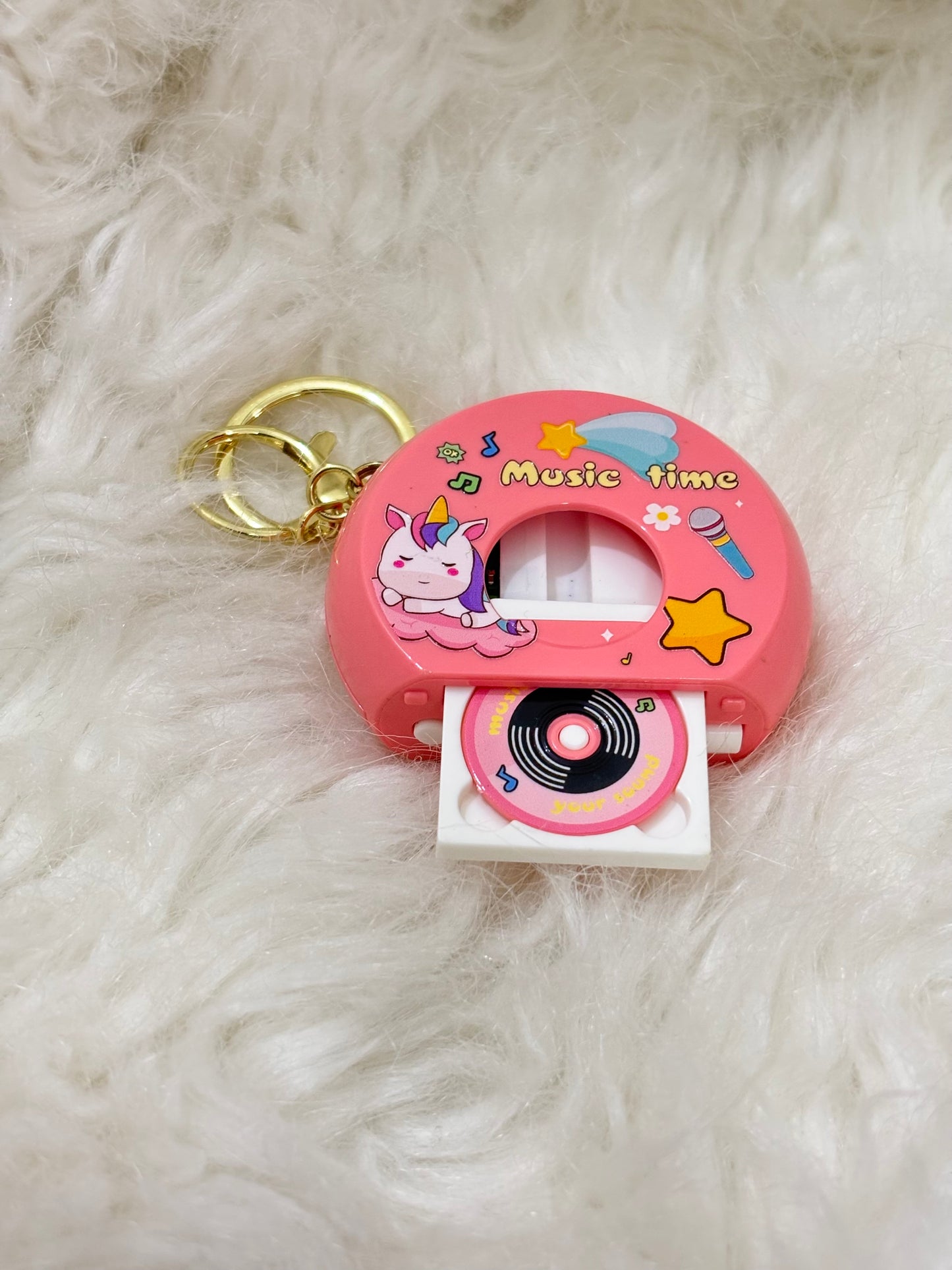 Keychain | Mini Peach Music Box