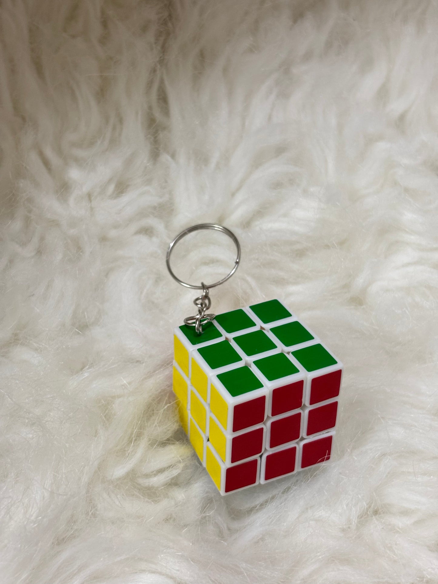 Miniature Rubix Cube Keychain