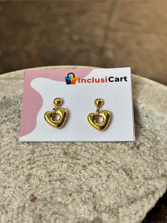 Anti tarnish Earrings | Mini Heart Stud Earrings