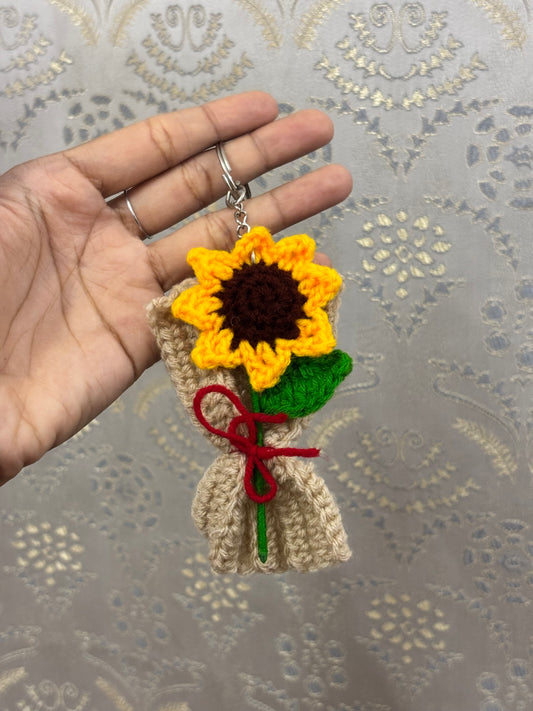Crochet Mini Bouquet | Sunflower