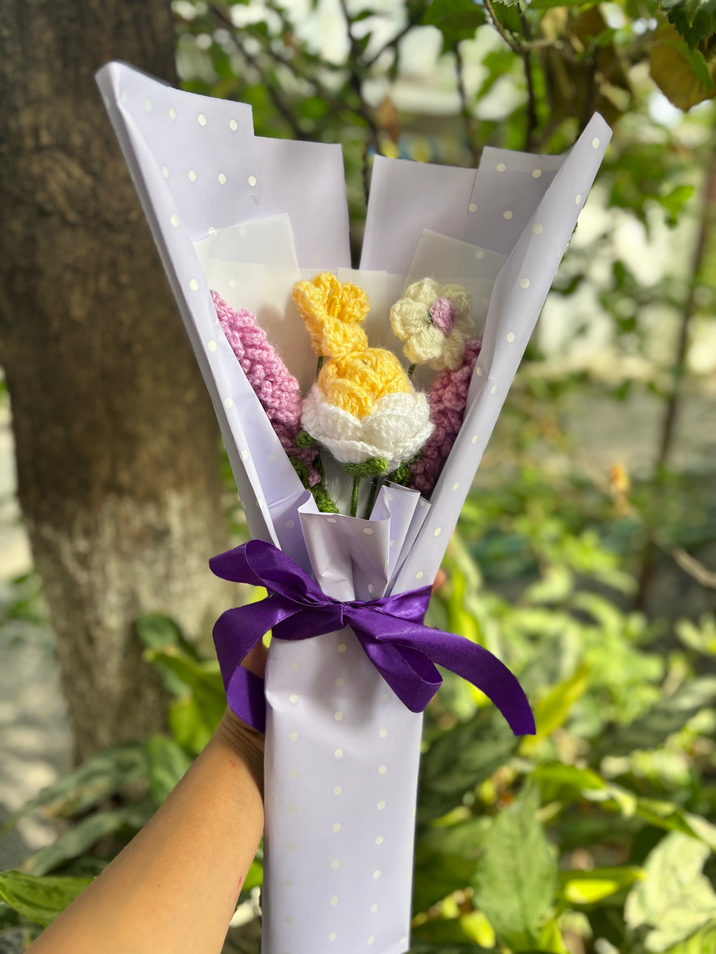 Crochet Flower Bouquet | Multi Flowers
