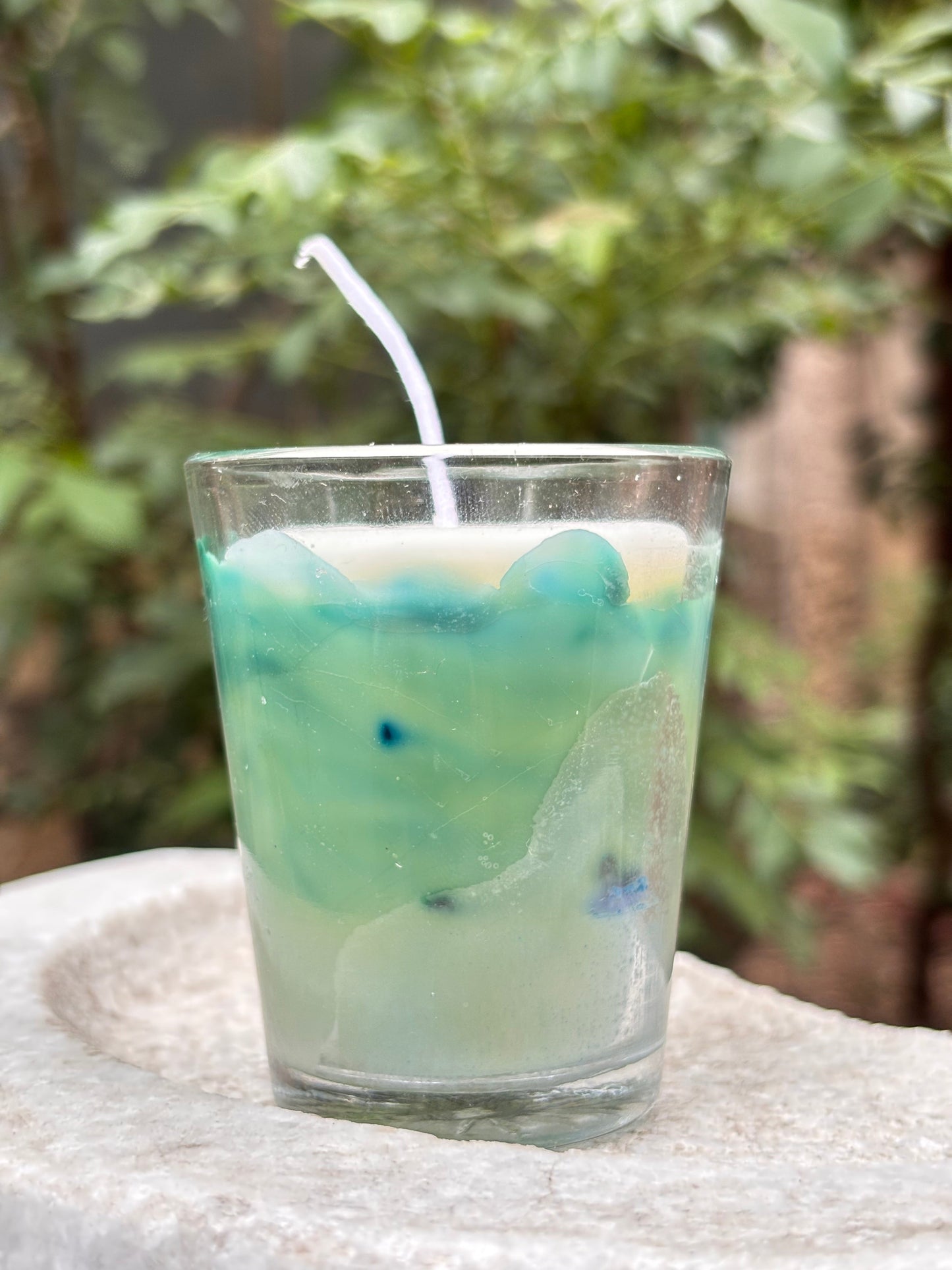 Ocean Mist Marble Scented Candle