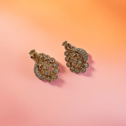 Peacock Glow Earrings