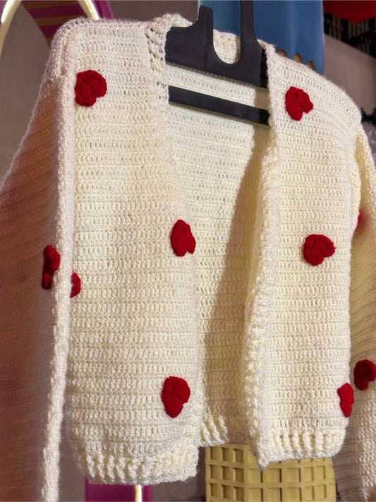 Cardigans | Red Heart Handmade Crochet Cardigan for Women
