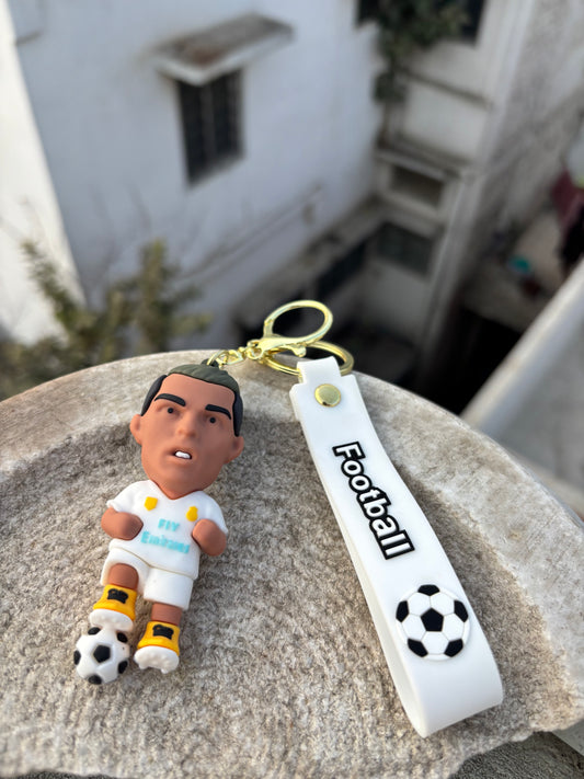 Keychain | Ronaldo White Jersey Keychain