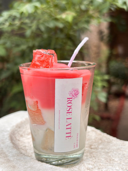 Rose Latte Scented Candle