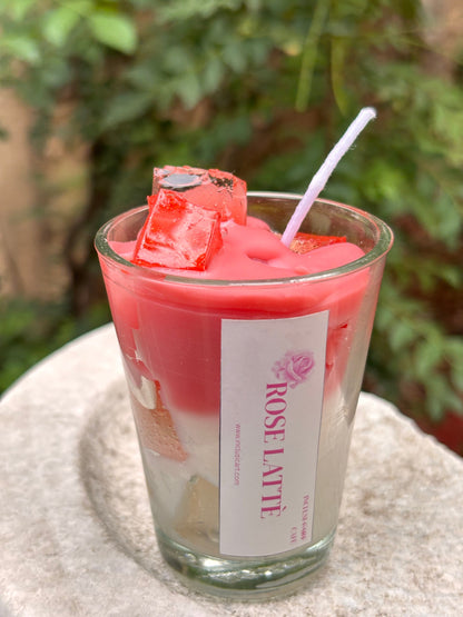 Rose Latte Scented Candle