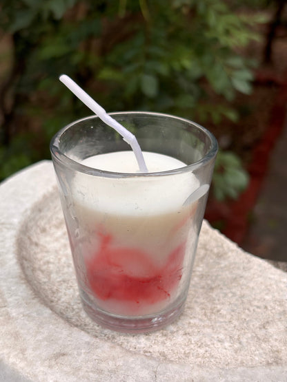 Rose Mist Marble Scented Candle