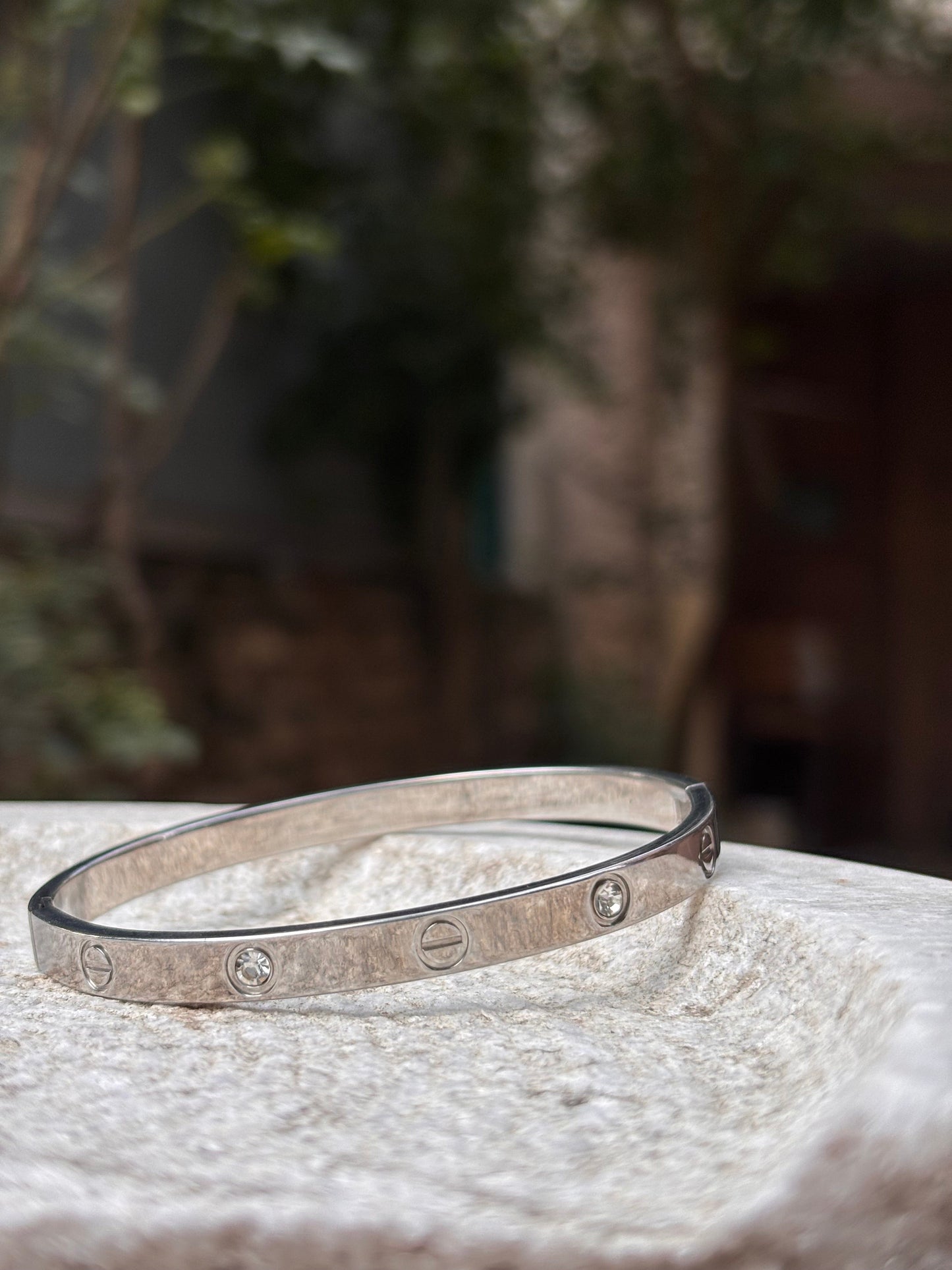 Silver Crystal Bracelet – Anti Tarnish