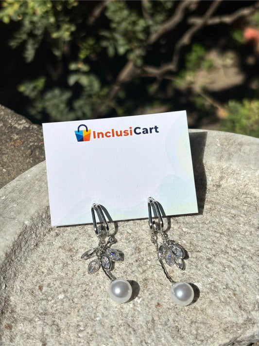 Anti tarnish Earrings | Silver Pearl Studs