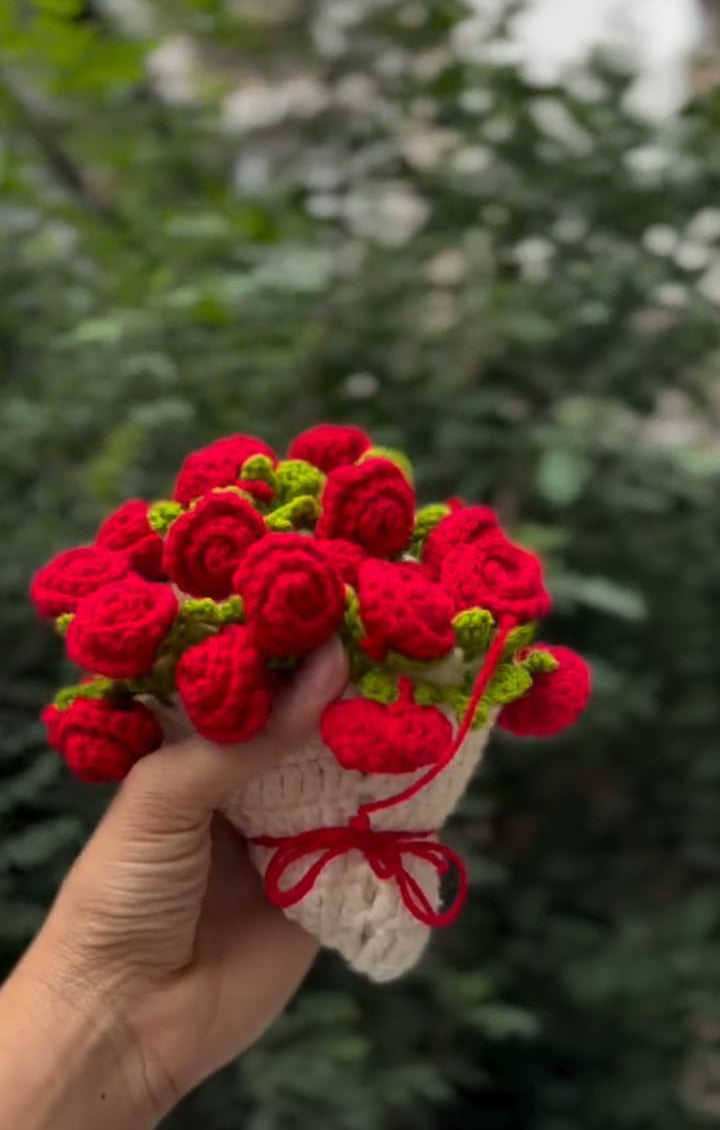 Small Rose Coaster Bouquet