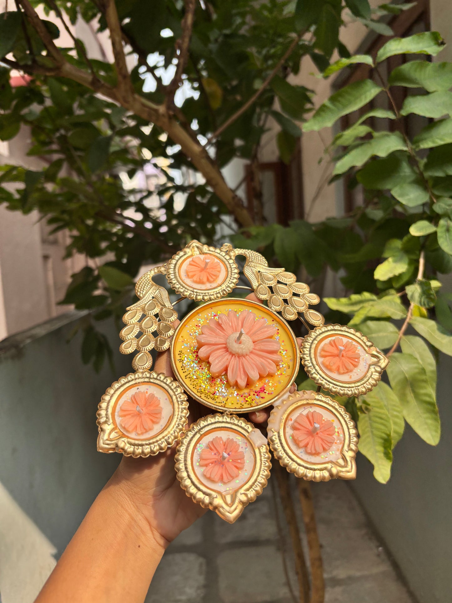 Sunflower Urli Scented Candle